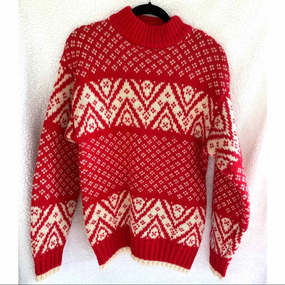Vintage Marsh Landing 100% Shetland Wool Sweater